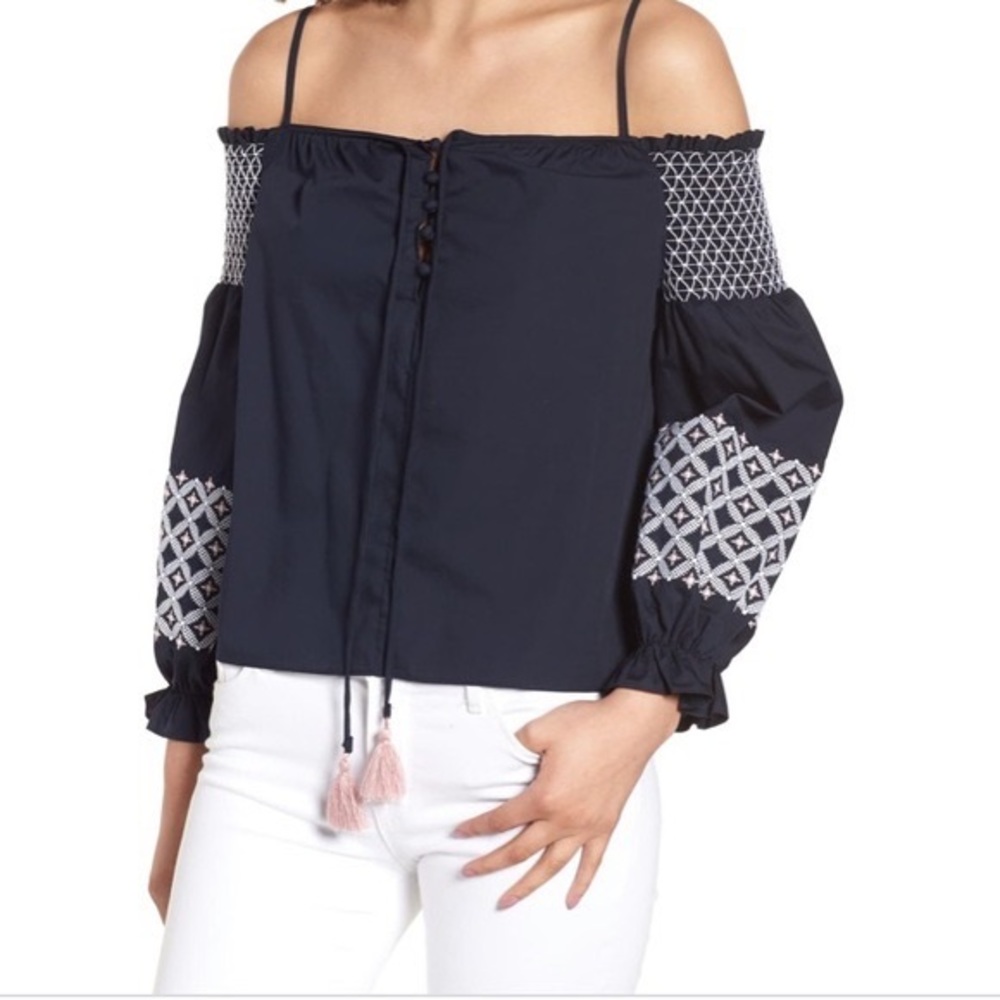 Rebecca Minkoff Tiffiny embroidered top